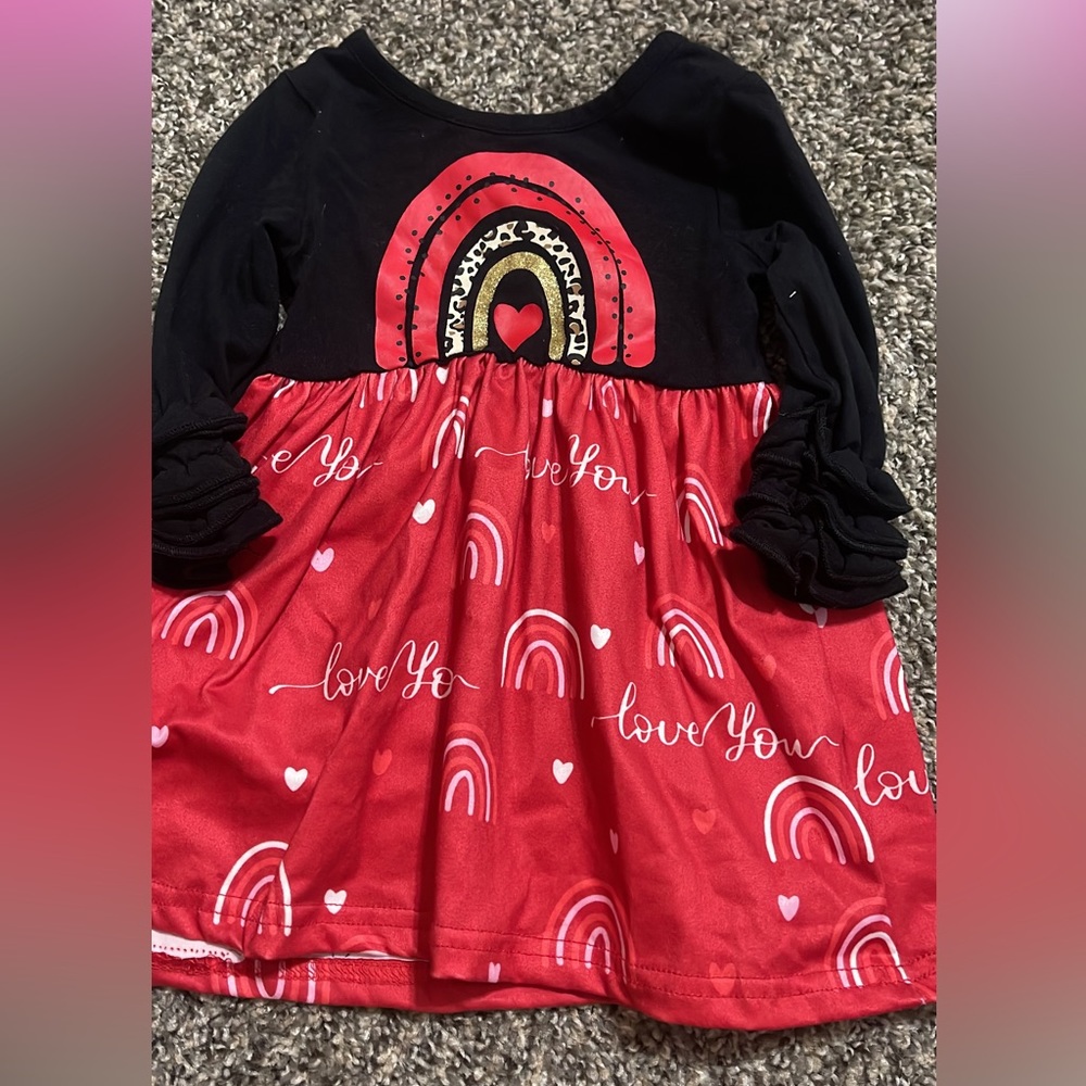 Size 3-6 months Marie Nicole valentines dress, worn once.